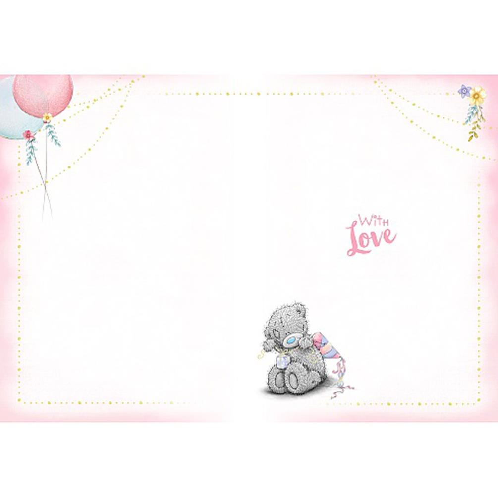 Birthday Wishes Me to You Bear Birthday Card Extra Image 1